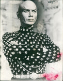 Yul Brynner as King Mongkut in the 1956 film adaptation of The King and I. - Vintage Photograph