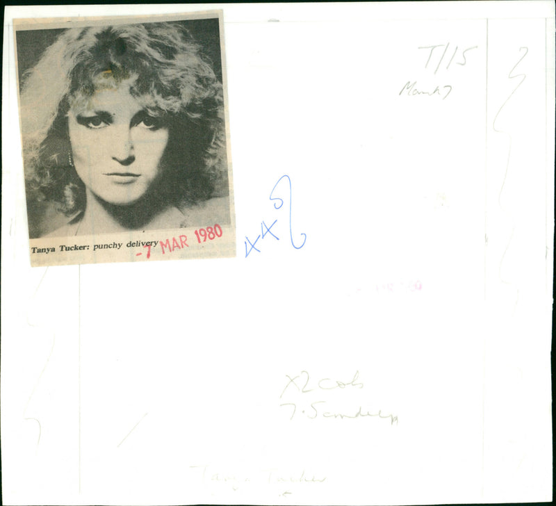 Tanya Tucker - Vintage Photograph