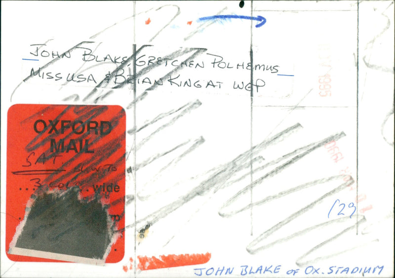 John Blake, Gretchen Polhemus, Brian King - Vintage Photograph