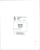 Roger Willis - Vintage Photograph