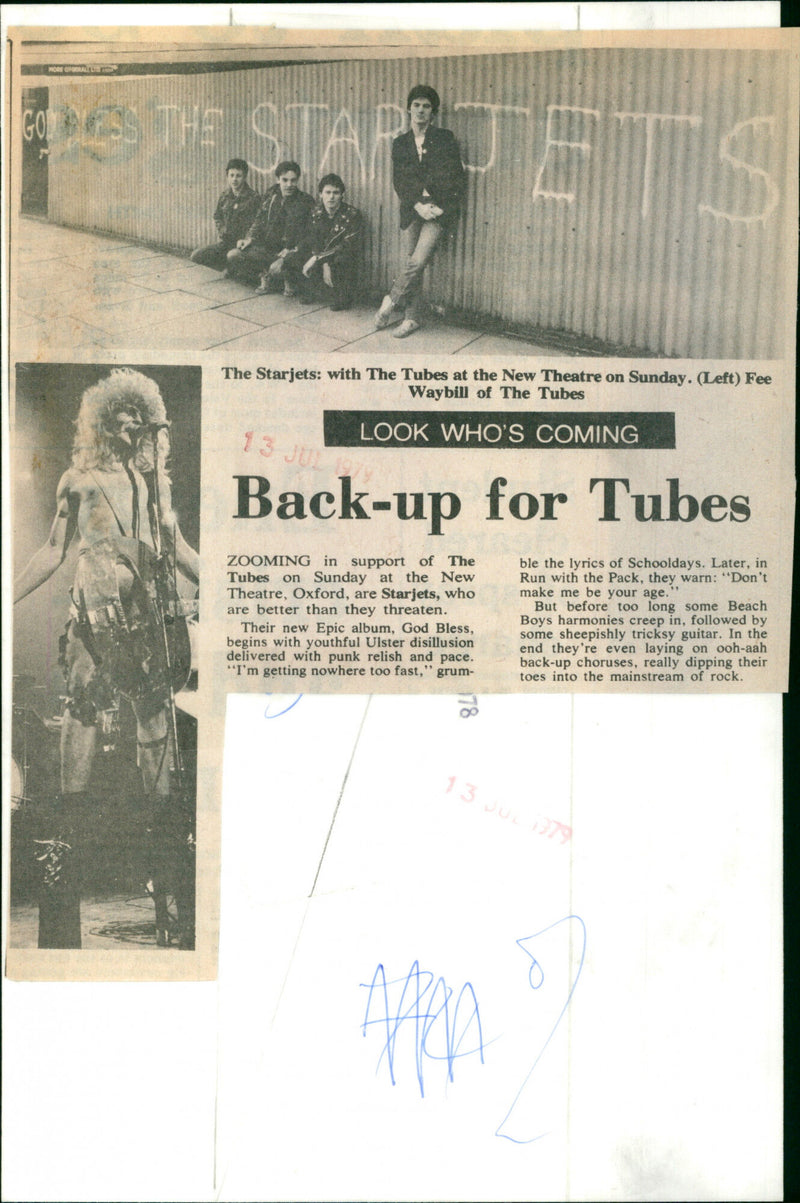 The Tubes - Vintage Photograph