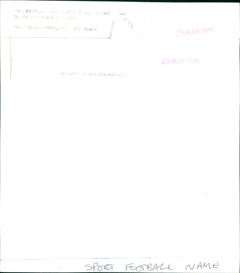 Eddie Newton - Vintage Photograph