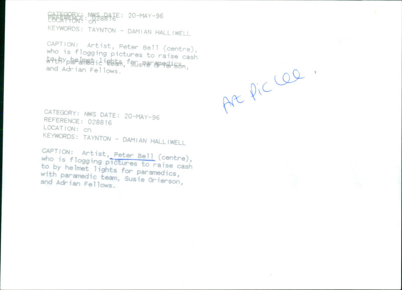 Peter Bell - Vintage Photograph