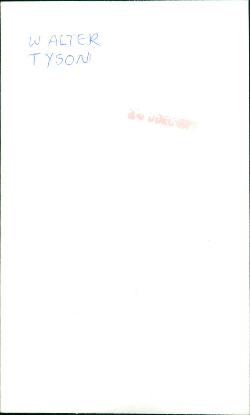 Walter Tyson - Vintage Photograph