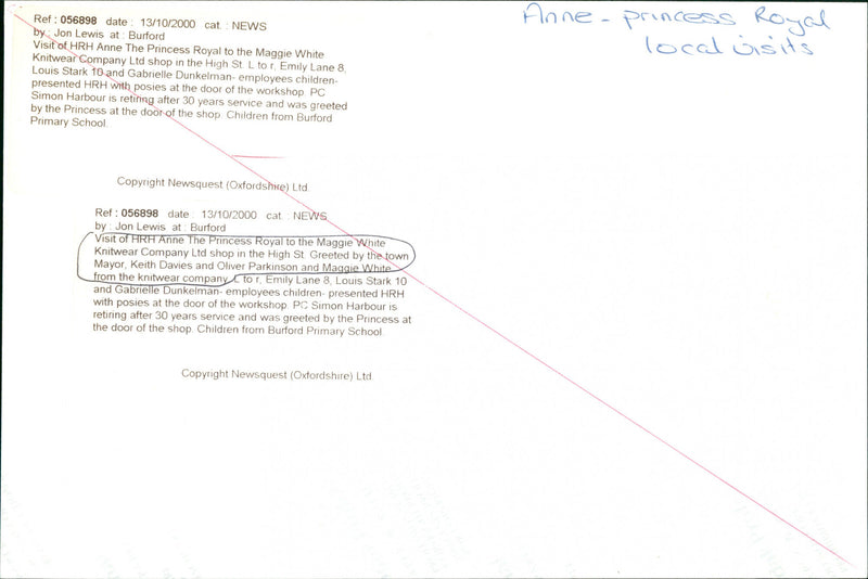 Princess Anne - Vintage Photograph