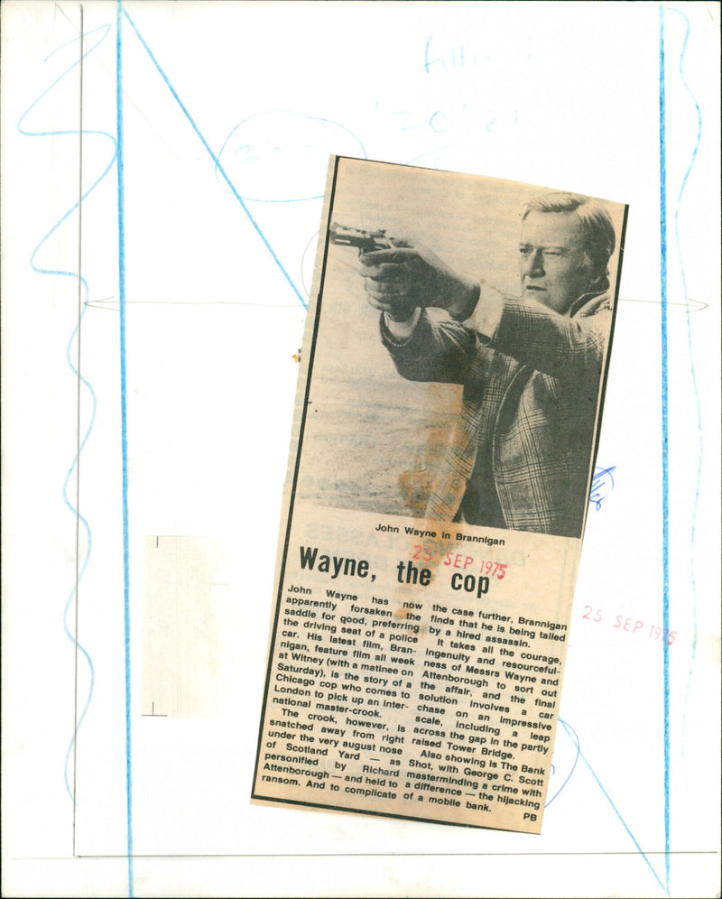 John Wayne - Vintage Photograph