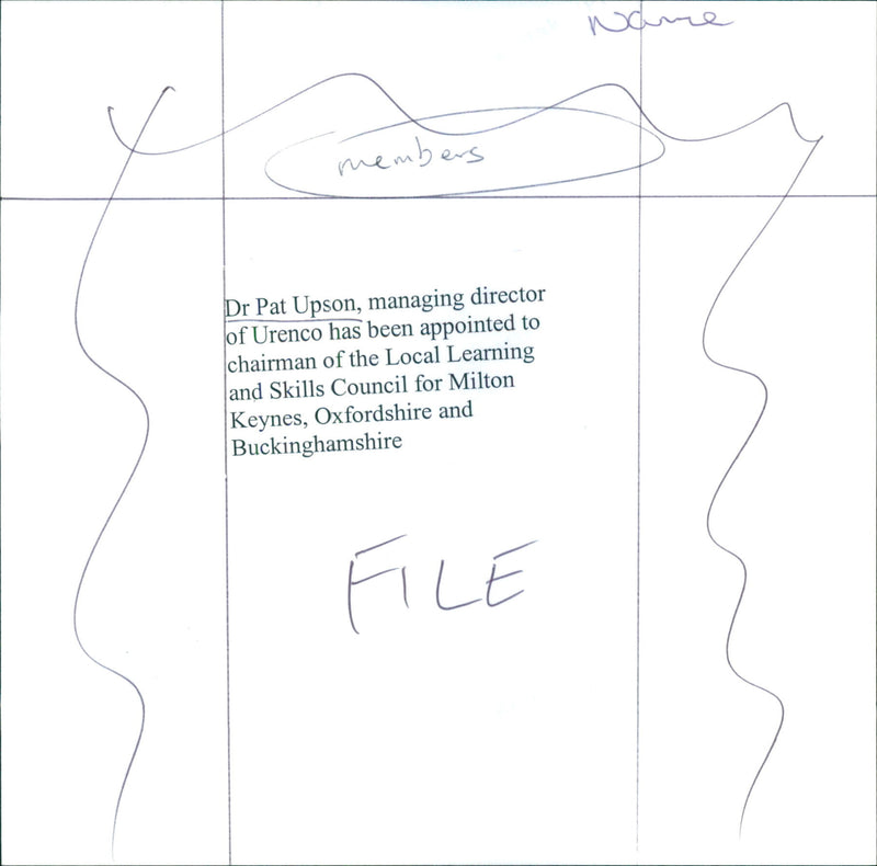 Dr. Pat Upson - Vintage Photograph