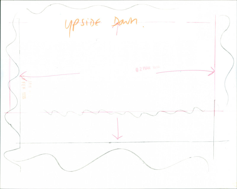 Upside Down - Vintage Photograph