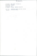 Jonathan Unger - Vintage Photograph