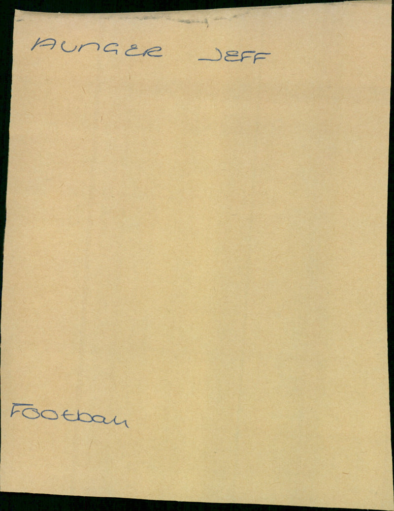 Jeff Aunger - Vintage Photograph