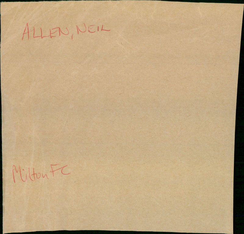 Neil Allen - Vintage Photograph