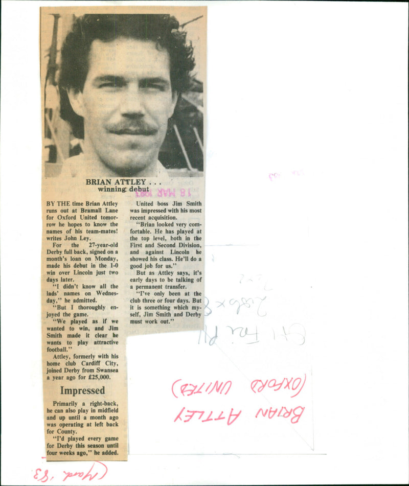 Brian Attley - Vintage Photograph