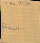 Brian Attley - Vintage Photograph