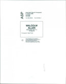 Malcolm Allen - Vintage Photograph