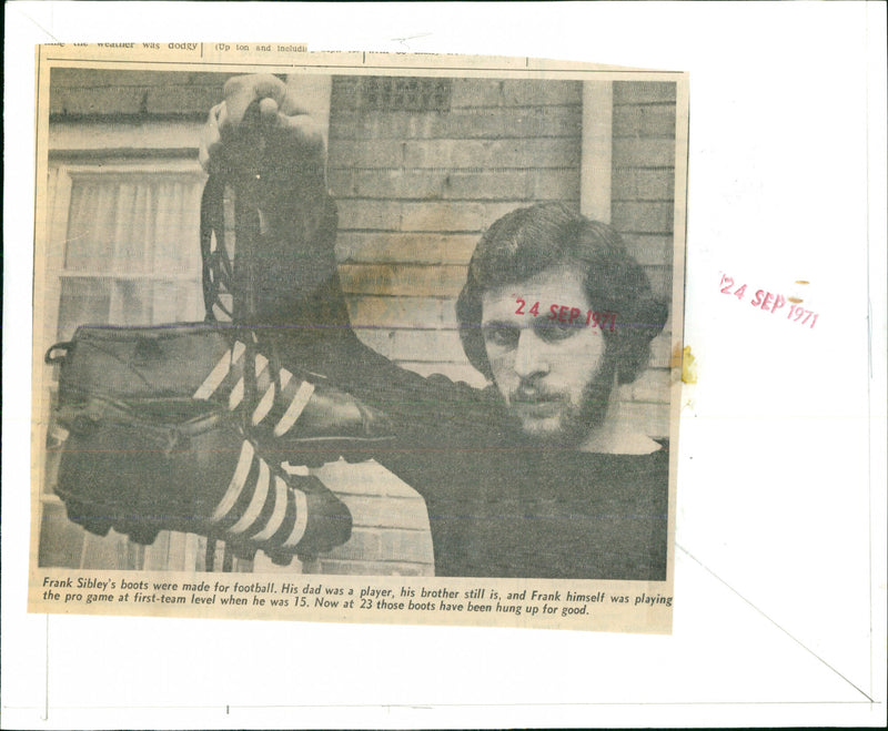 Frank Sibley's Boots - Vintage Photograph