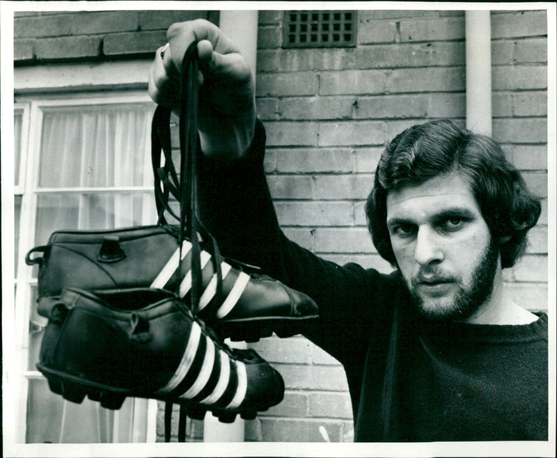 Frank Sibley's Boots - Vintage Photograph