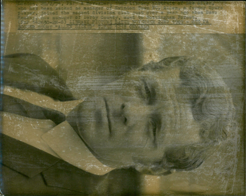 Les Allen sacked - Vintage Photograph