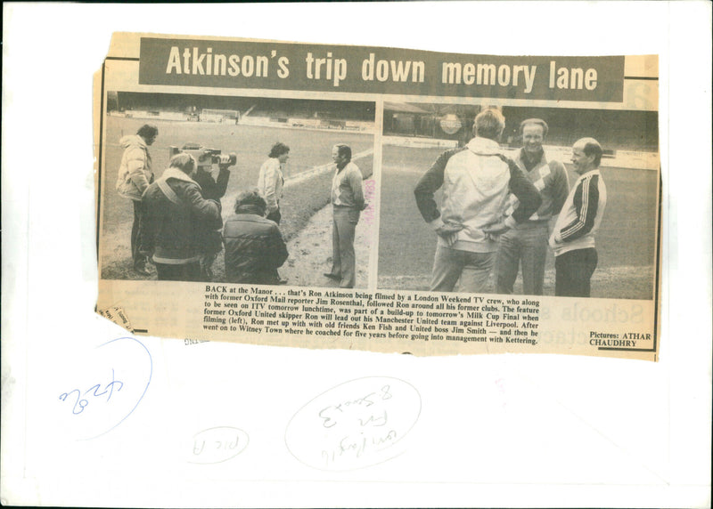 Ron Atkinson - Vintage Photograph
