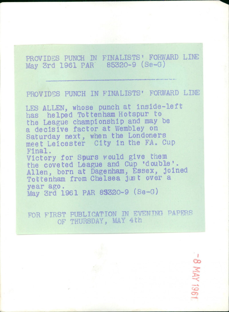 Les Allen - Vintage Photograph