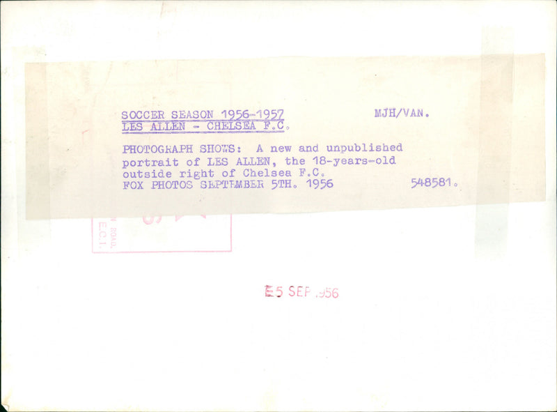 Les Allen - Vintage Photograph