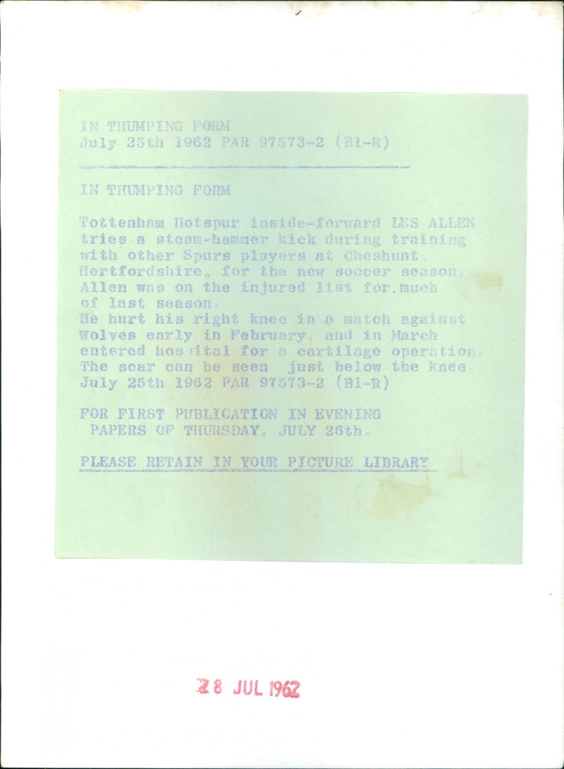 Les Allen - Vintage Photograph