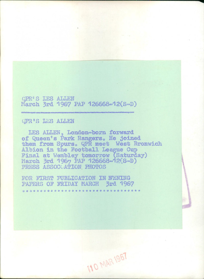 Les Allen - Vintage Photograph