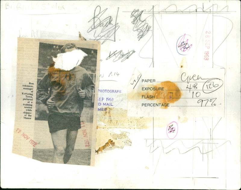 Ron Atkinson - Vintage Photograph