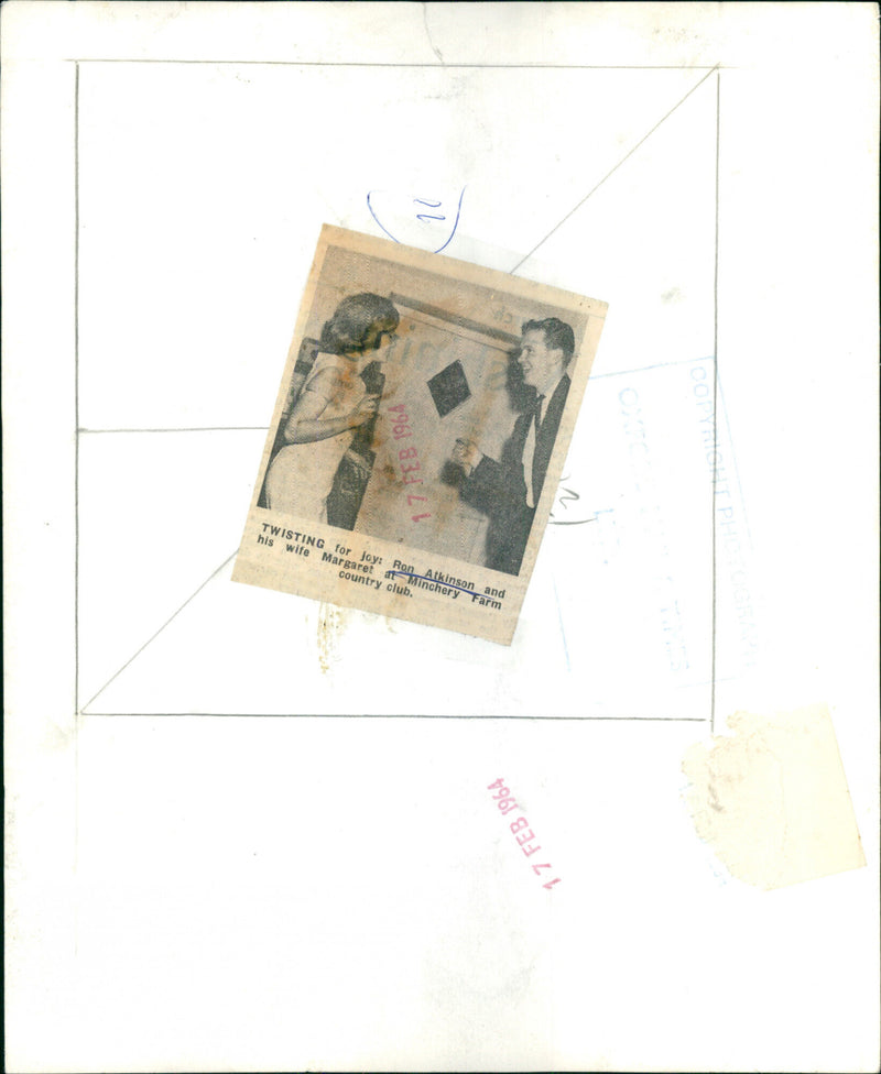 Ron Atkinson - Vintage Photograph