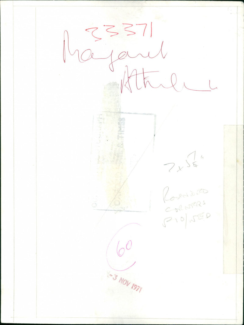 Maryanne athlete - Vintage Photograph