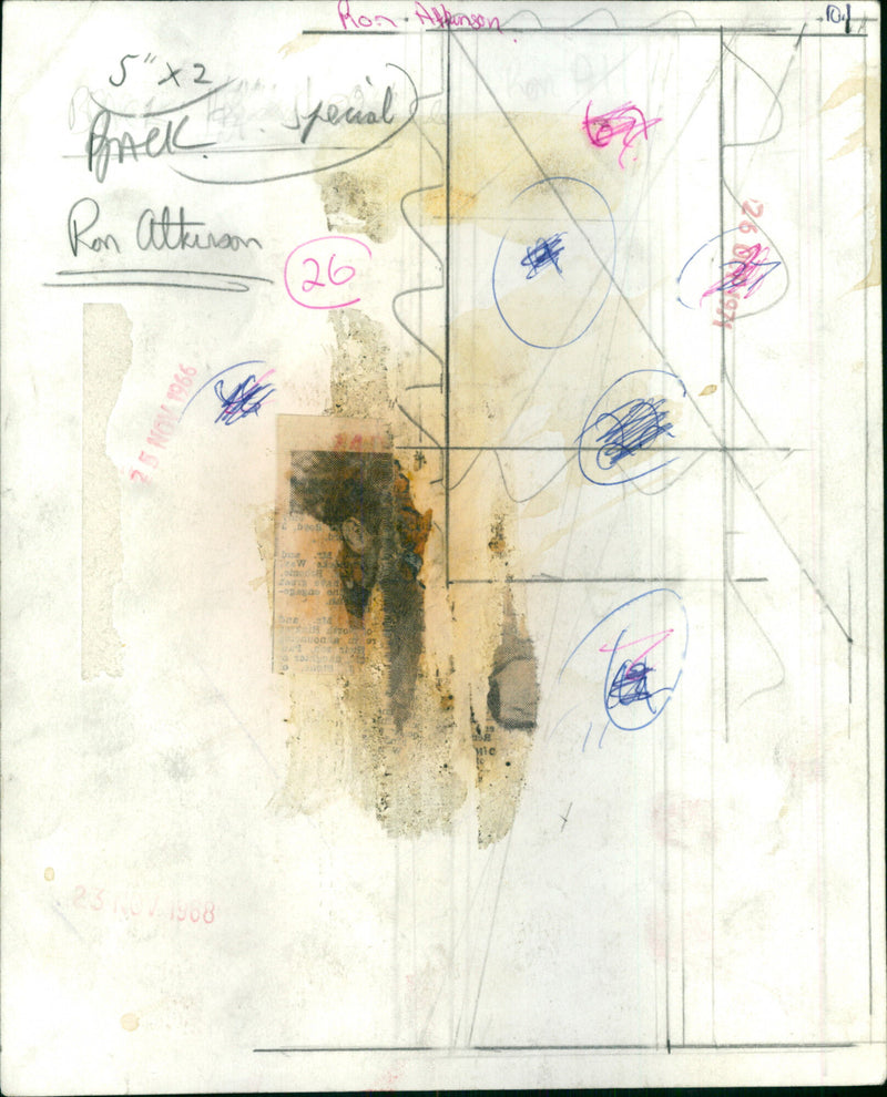 Ron Atkinson - Vintage Photograph