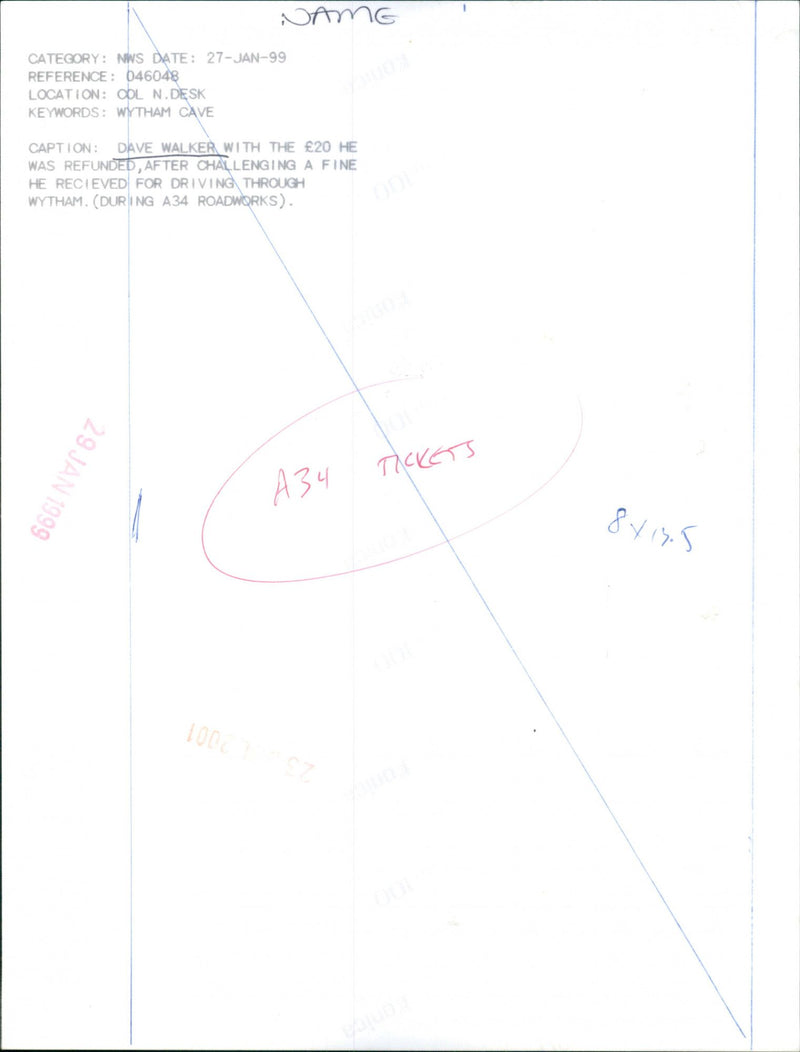 Dave Walker - Vintage Photograph