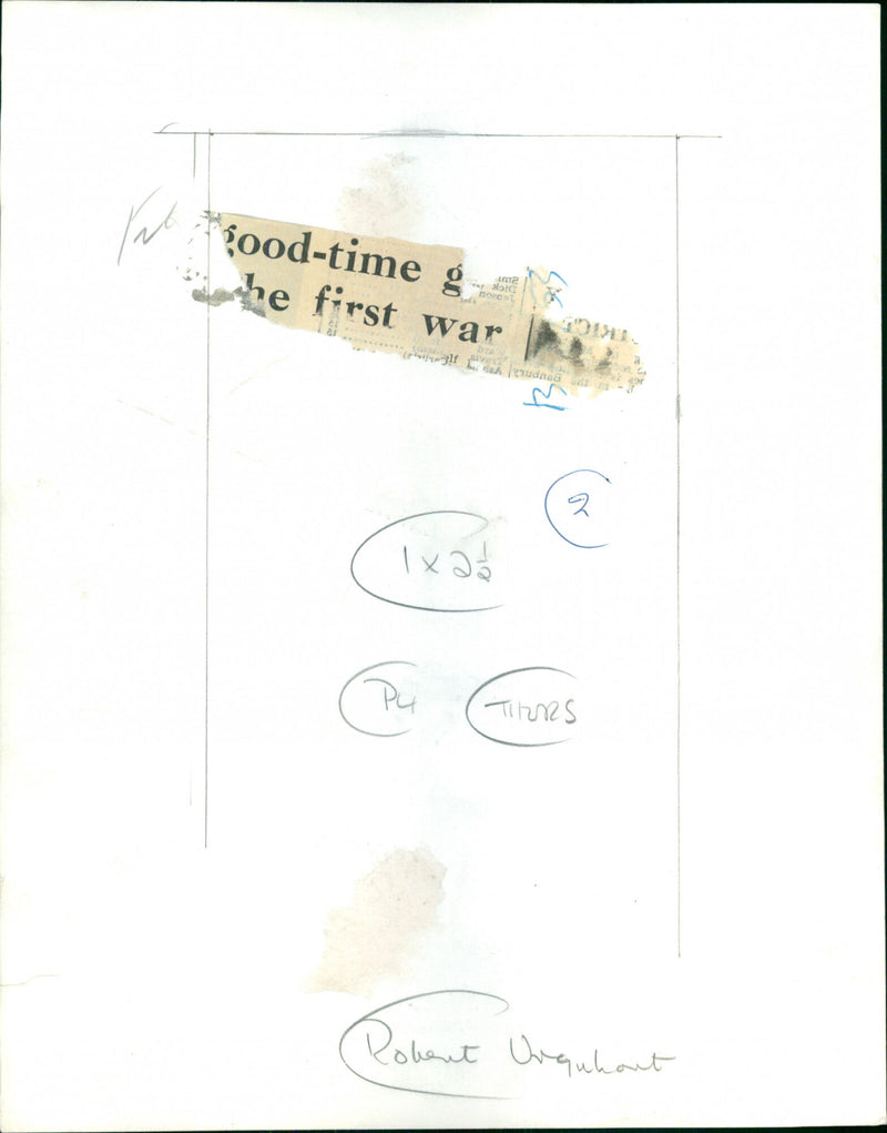 Robert Urquhart - Vintage Photograph