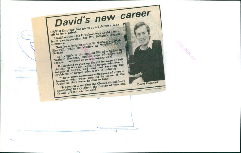 David Urquhart - Vintage Photograph