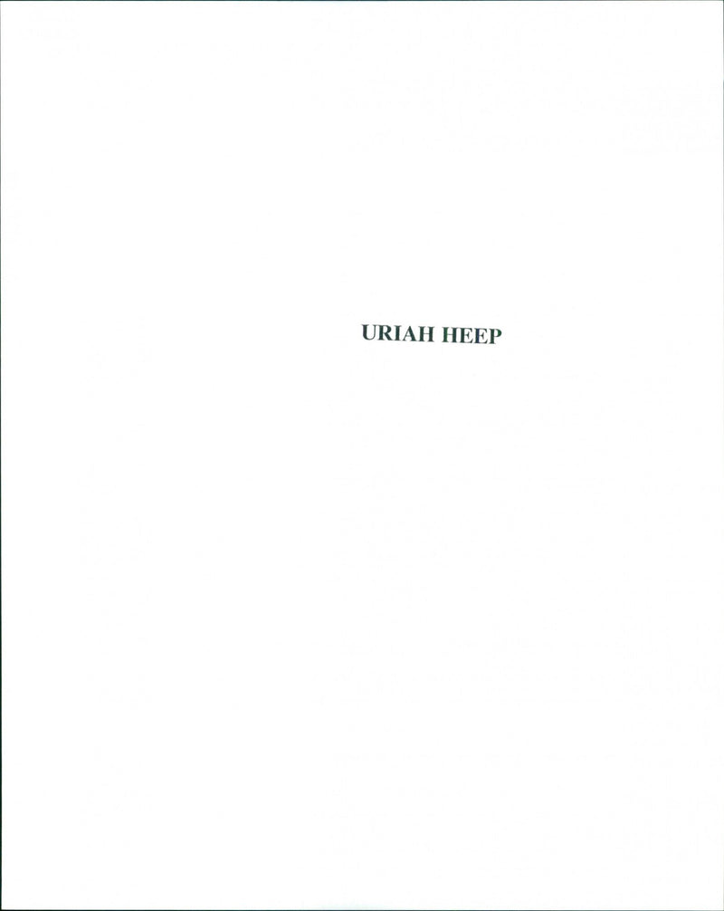 Uriah Heep - Vintage Photograph