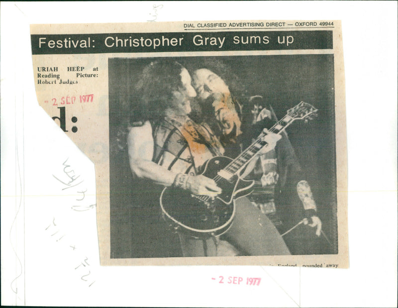 Uriah Heep - Vintage Photograph