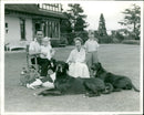 Richard Todd with his family - Vintage Photograph