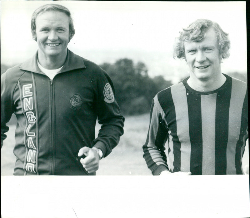 Graham Atkinson with his  Brother Ron - Vintage Photograph