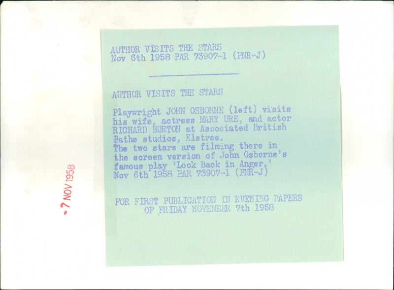 Mary Ure - Vintage Photograph