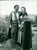 Richard Todd and Glynis Johns - Vintage Photograph