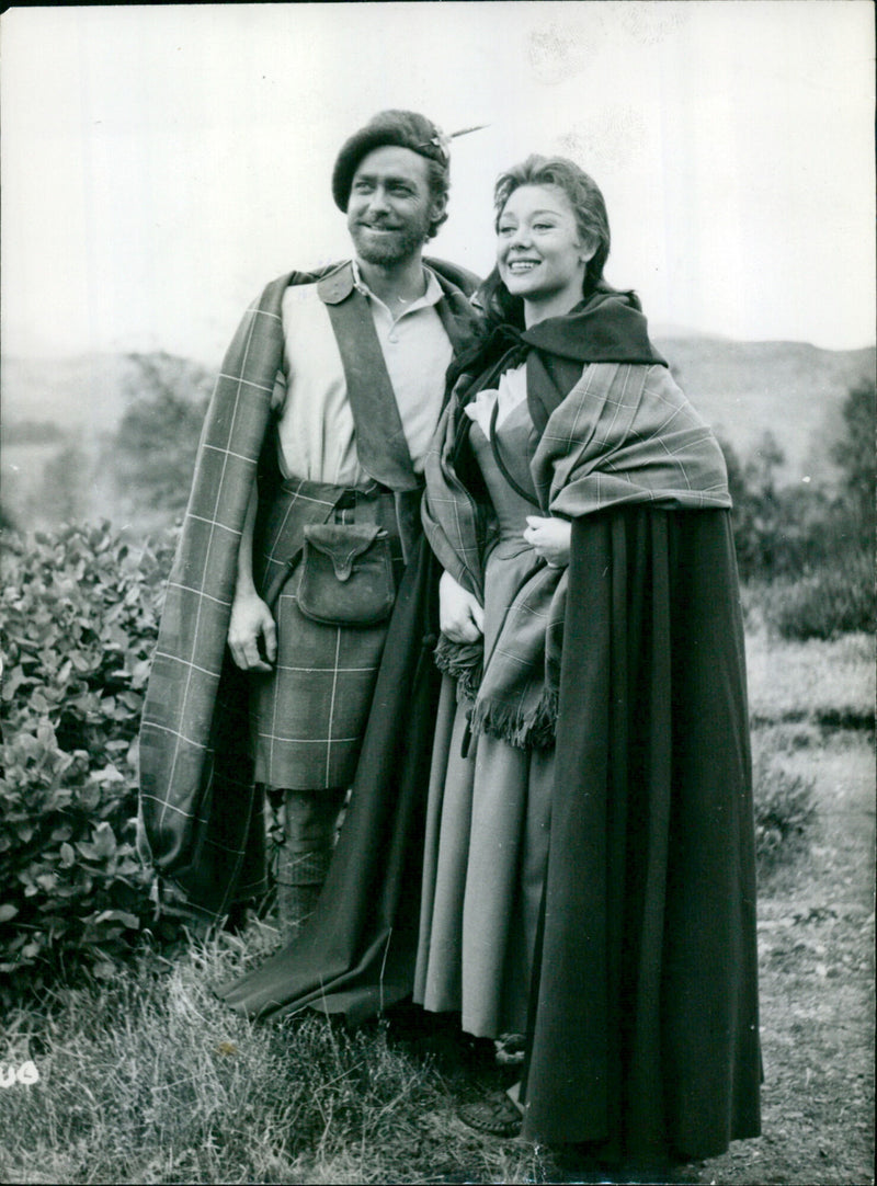 Richard Todd and Glynis Johns - Vintage Photograph