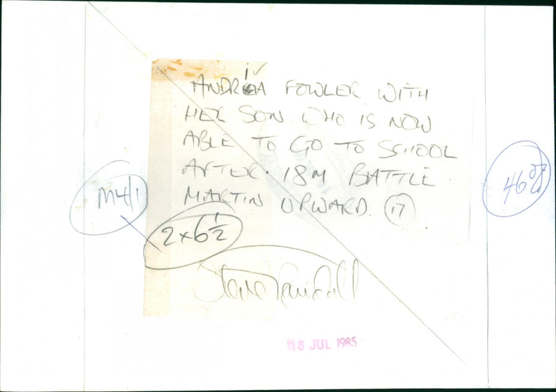 Andrea Fowler - Vintage Photograph