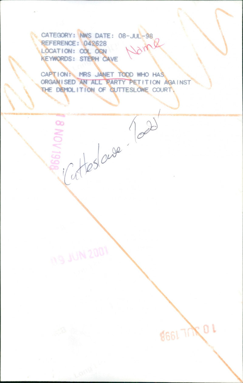 Janet Todd - Vintage Photograph