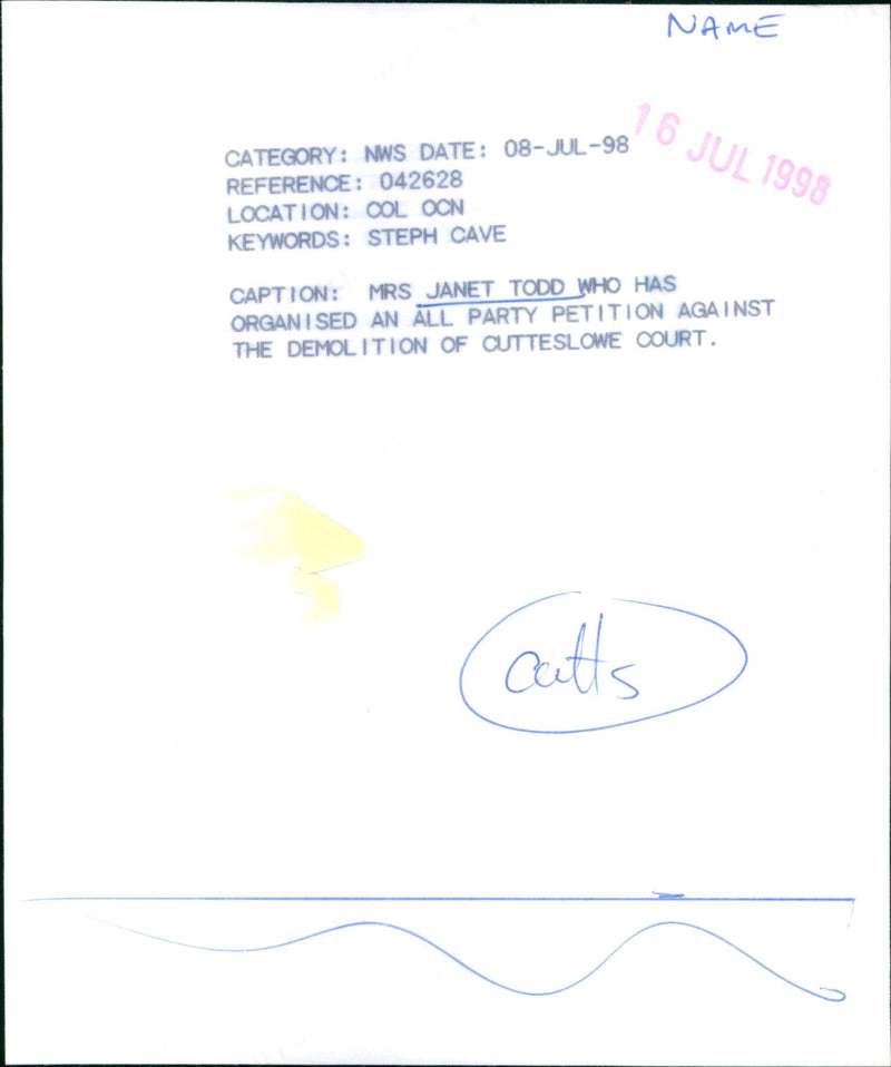 Janet Todd - Vintage Photograph