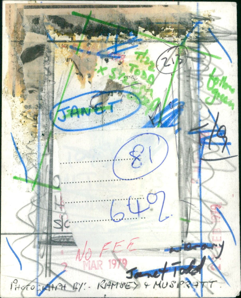 Janet Todd - Vintage Photograph