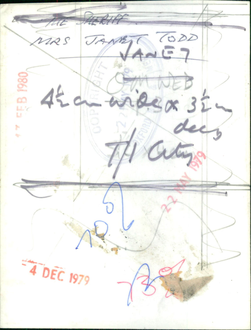 Janet Todd - Vintage Photograph