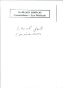 David Thomas - Vintage Photograph