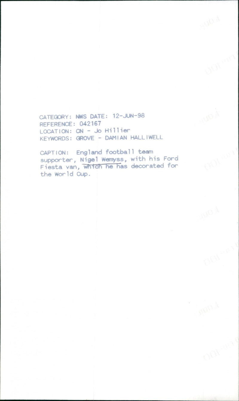 Nigel Wemyss - Vintage Photograph