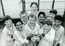 W Ox school football team - Vintage Photograph