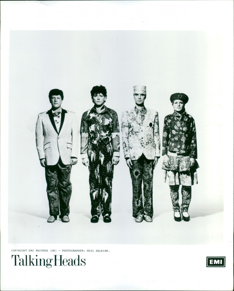 Talking Heads - Vintage Photograph