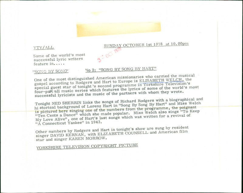 Elisabeth Welch - Vintage Photograph